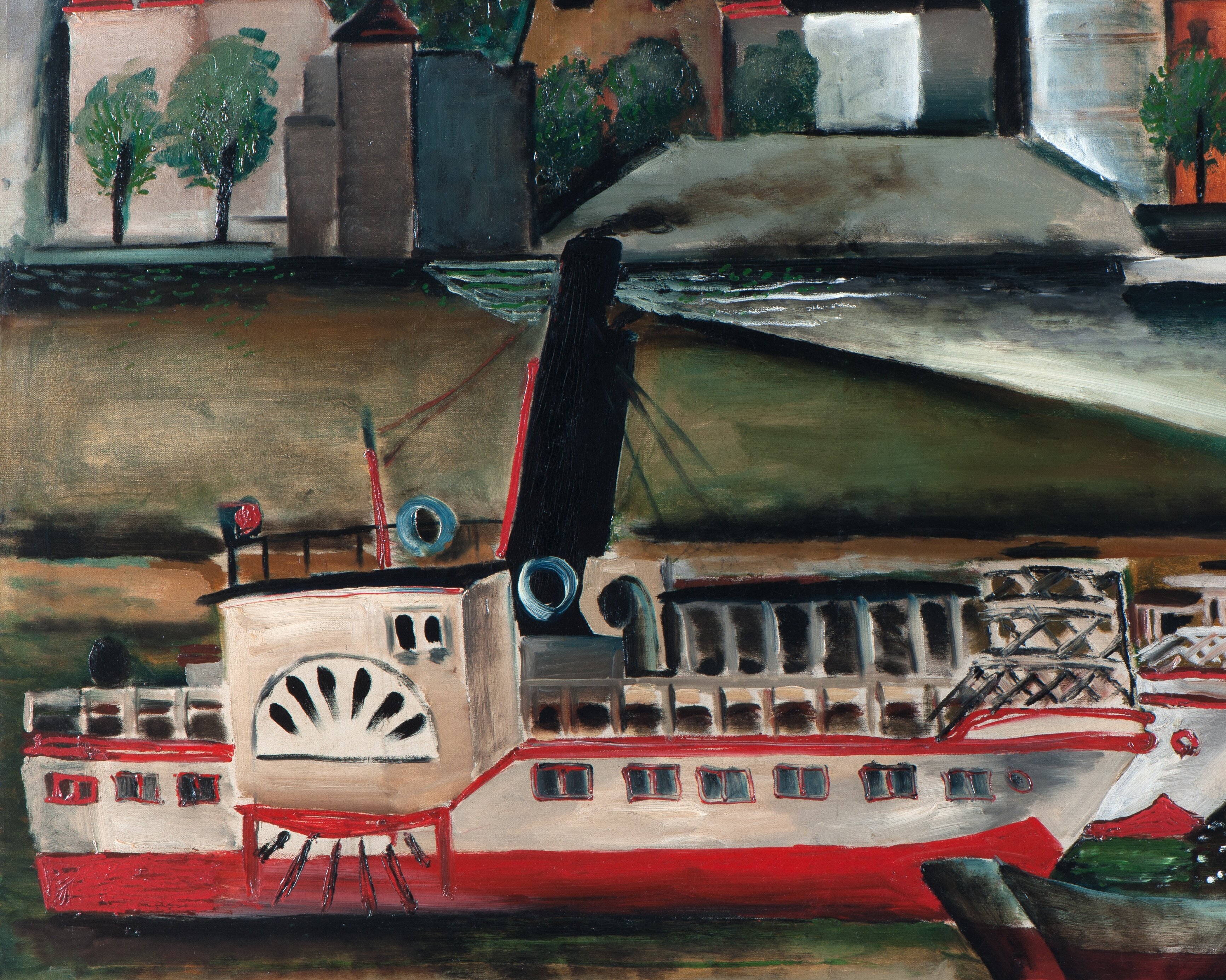 Josef Šíma – Parník na Sieně | © Moravská galerie v Brně