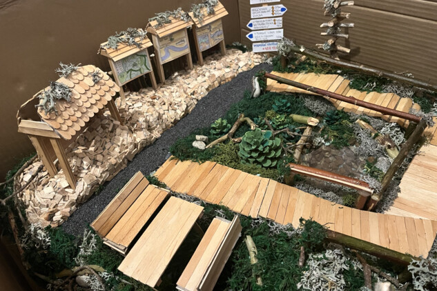 ZŠ Šumavské Hoštice | Model pramene Vltavy